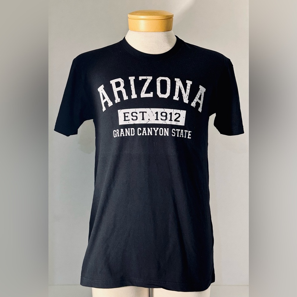 Arizona Est 1912 Grand Canyon State Graphic T-Shirt Men’s Large Black